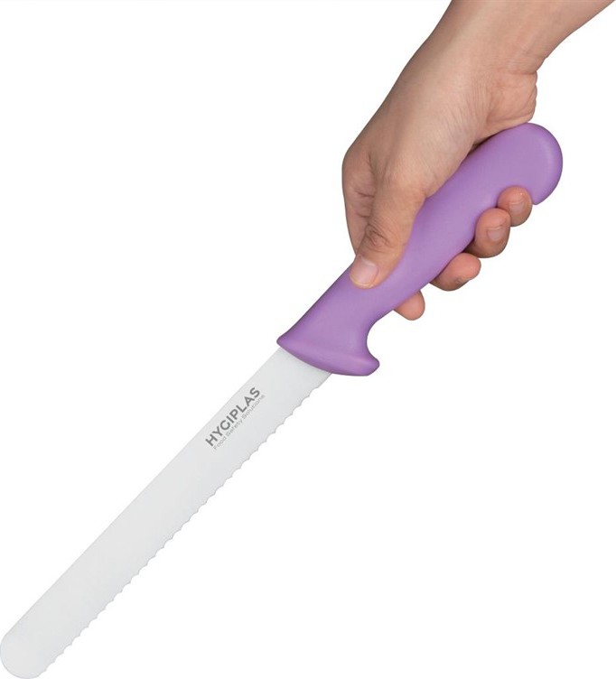  Hygiplas Brotmesser 21,6 cm lila 