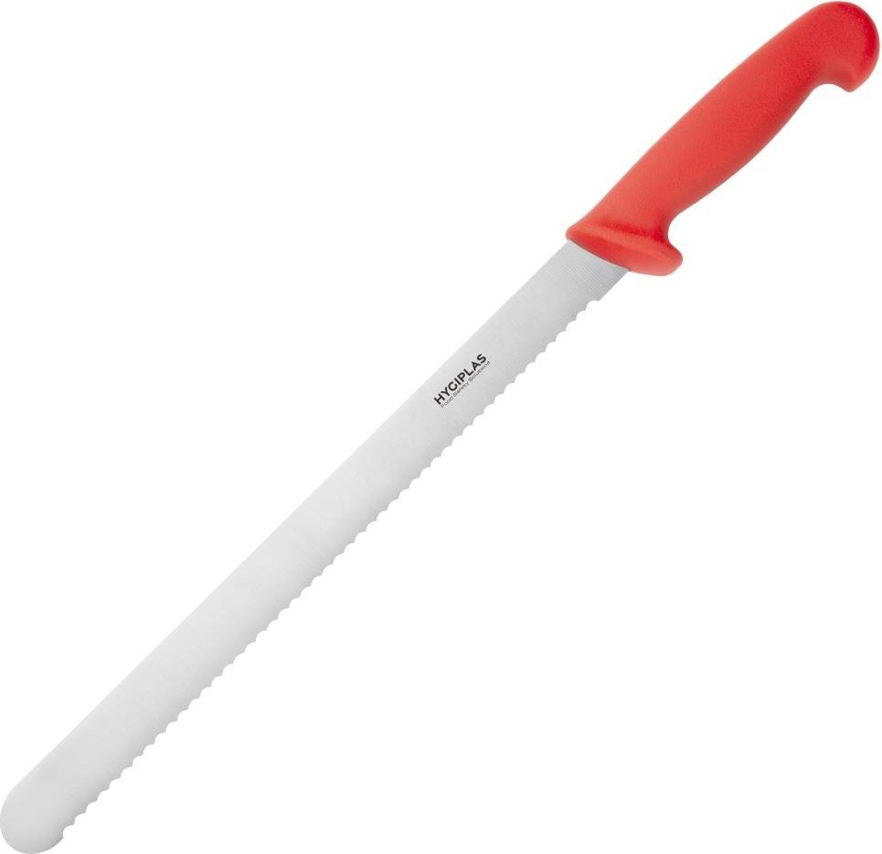  Hygiplas Allesschneider Gezackt Rot 30cm 