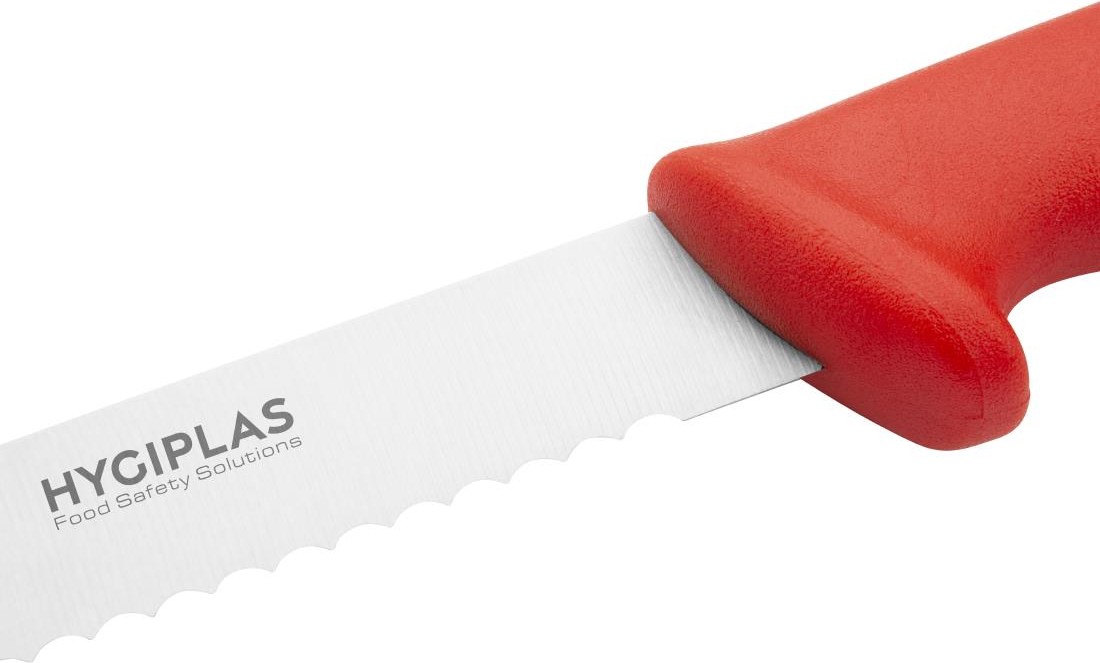  Hygiplas Allesschneider Gezackt Rot 30cm 