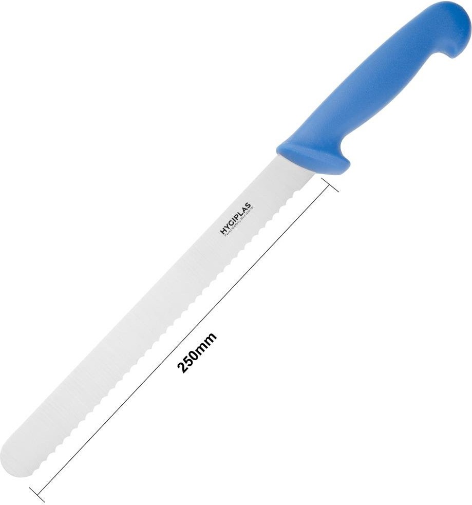  Hygiplas Wellenschliff Slicer Blau 24,8cm 