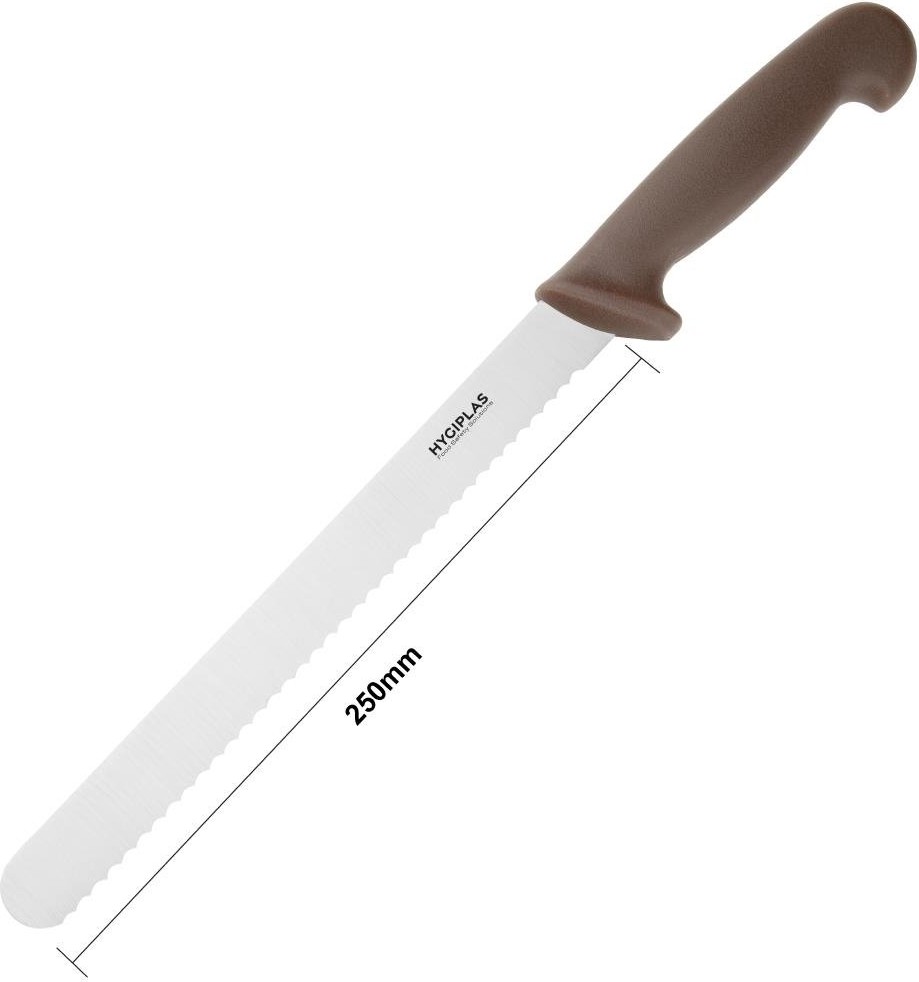  Hygiplas S&auml;geschnitt Braun 24.8cm 