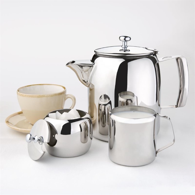  Olympia Cosmos Edelstahl Teekanne 1,4L 