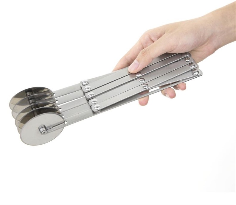  Vogue Ausziehbarer Teigschneider 5 R&auml;der 