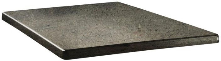  Topalit Classic Line quadratische Tischplatte Beton 80cm 