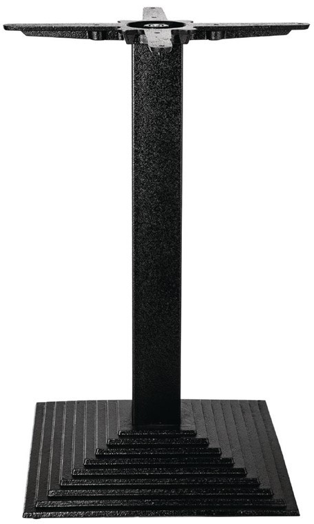  Bolero quadratischer Tischfu&szlig; mit Stufen Gusseisen 72cm hoch 