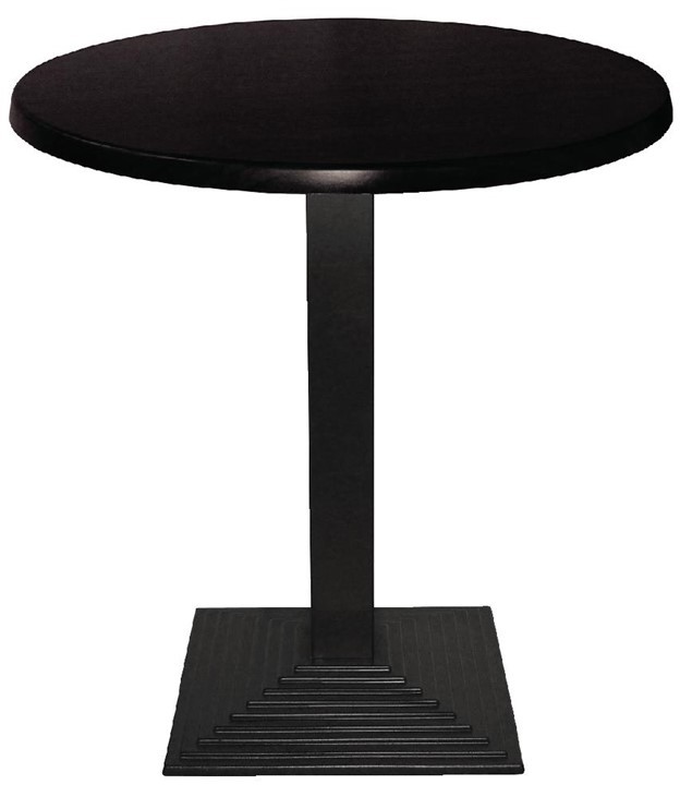  Bolero quadratischer Tischfu&szlig; mit Stufen Gusseisen 72cm hoch 