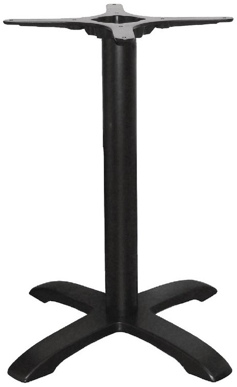  Bolero Tischfu&szlig; mit Fu&szlig;kreuz Gusseisen 72cm hoch 