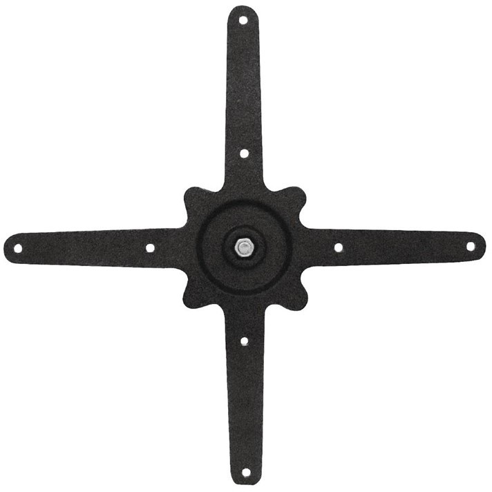  Bolero Tischfu&szlig; mit Fu&szlig;kreuz Gusseisen 72cm hoch 