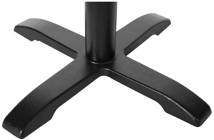  Bolero Tischfu&szlig; mit Fu&szlig;kreuz Gusseisen 72cm hoch 