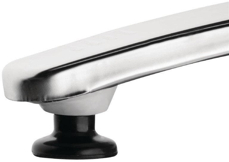  Bolero Tischfu&szlig; mit Fu&szlig;kreuz Aluminium 68cm hoch 