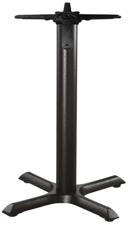  Bolero Tischfu&szlig; mit Fu&szlig;kreuz Gusseisen 72cm hoch 