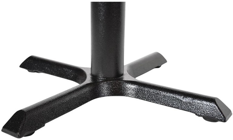 Bolero Tischfu&szlig; mit Fu&szlig;kreuz Gusseisen 72cm hoch 