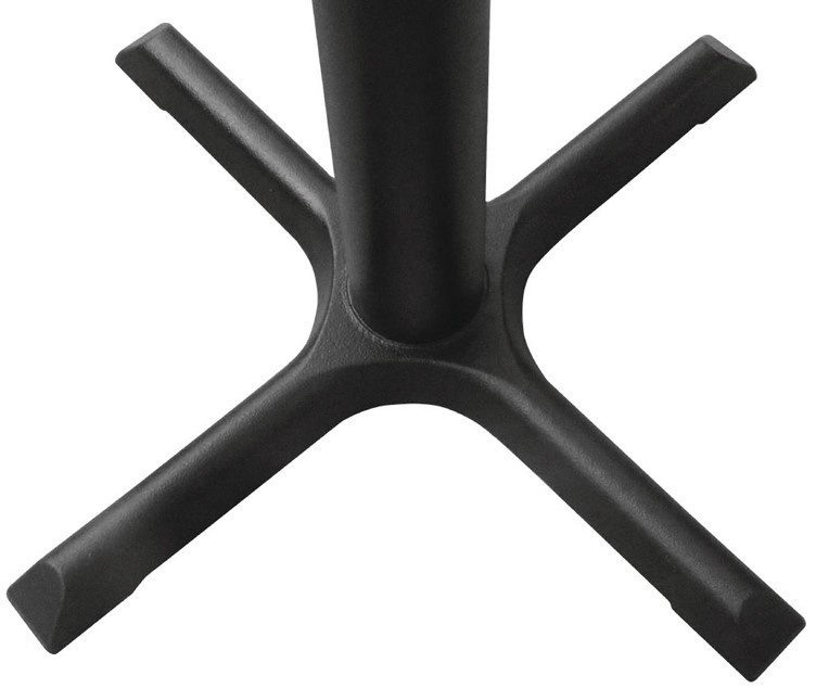  Bolero Tischfu&szlig; mit Fu&szlig;kreuz Gusseisen 72cm hoch 