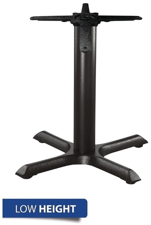  Bolero Tischfu&szlig; mit Fu&szlig;kreuz Gusseisen 48cm hoch 