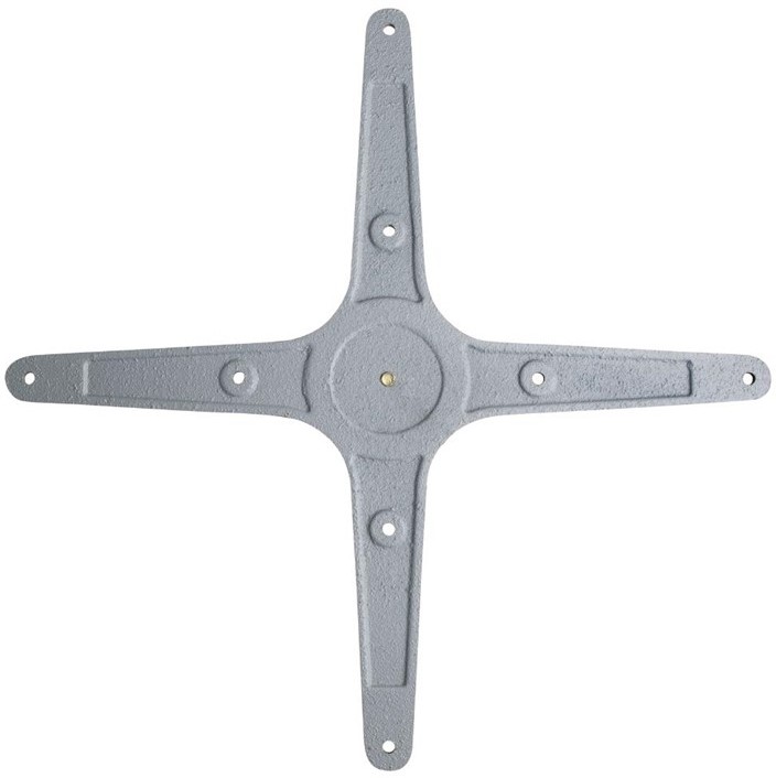  Bolero Doppeltischfu&szlig; Aluminium 67,3cm hoch 