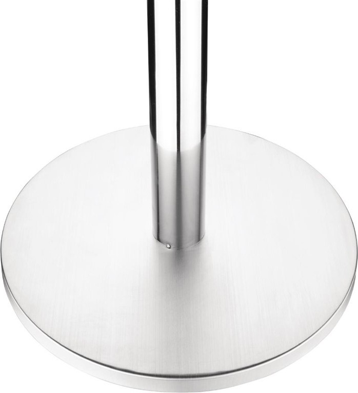  Bolero runder Tischfu&szlig; Edelstahl 68cm hoch 