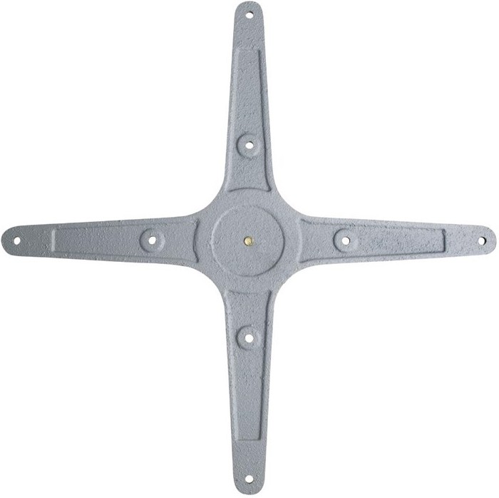  Bolero quadratischer Tischfu&szlig; Edelstahl 68cm hoch 