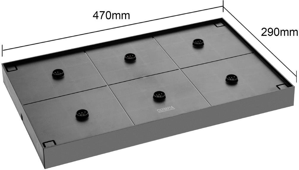  Olympia Tischlampen Ladestation - UK/IE Stecker 