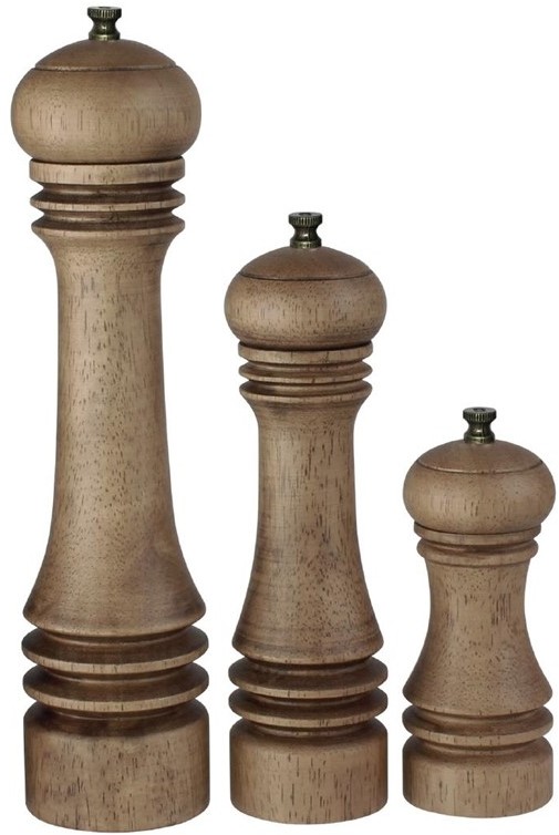  Olympia Salz- und Pfefferm&uuml;hle Holz 15cm 