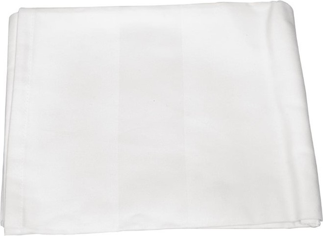  Mitre Luxury Satin Band Tischdecke wei&szlig; 91 x 91cm 