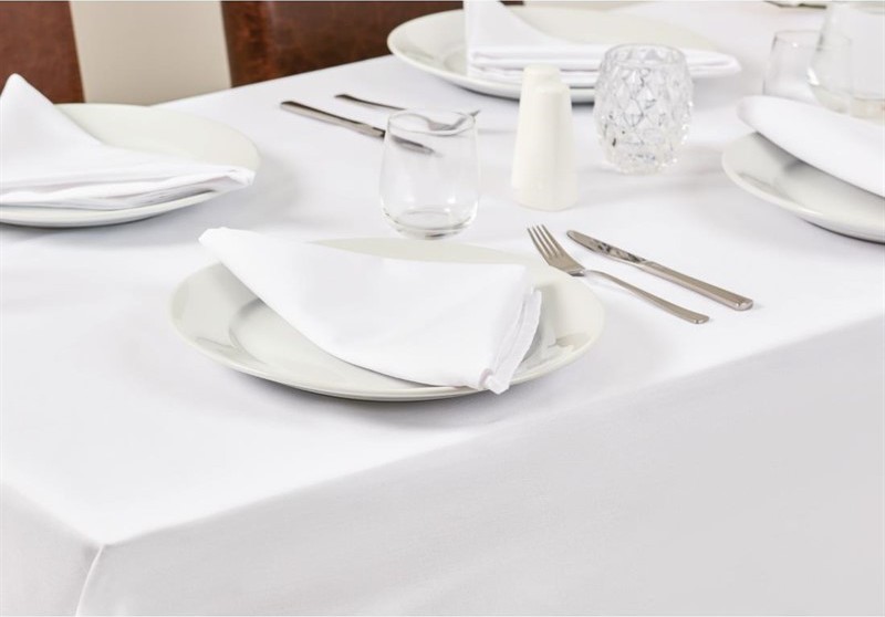  Mitre Essentials Occasions Tischdecke wei&szlig; 90cm 