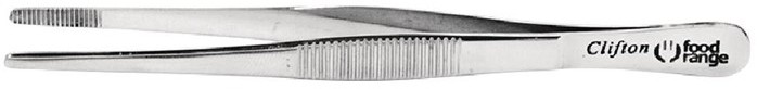 Gastronoble Edelstahlpinzette Micro mit runder Spitze 16cm 