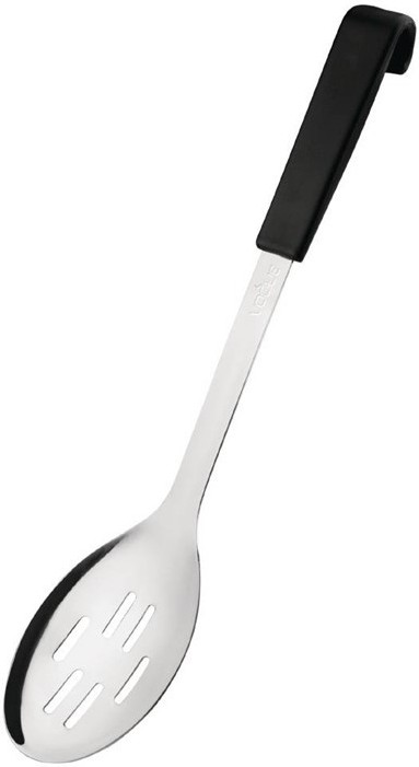  Vogue Servierl&ouml;ffel mit schwarzem Griff 34cm 