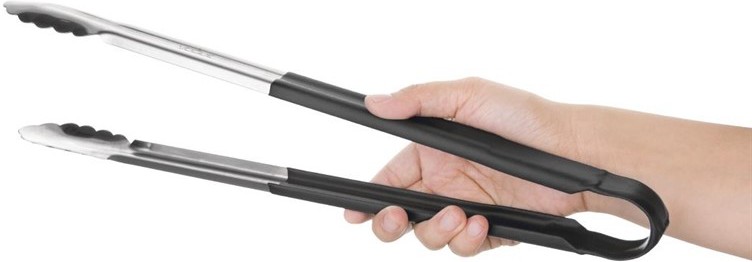  Vogue farbkodierte Servierzange schwarz 40,5cm 