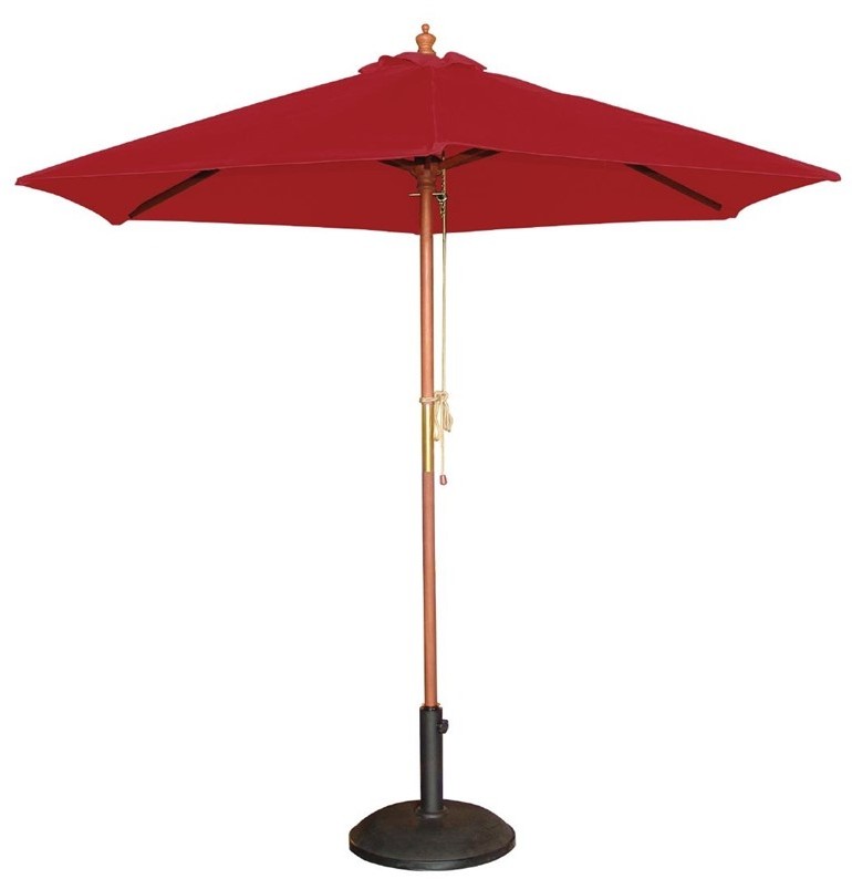  Bolero runder Sonnenschirm rot 3m 