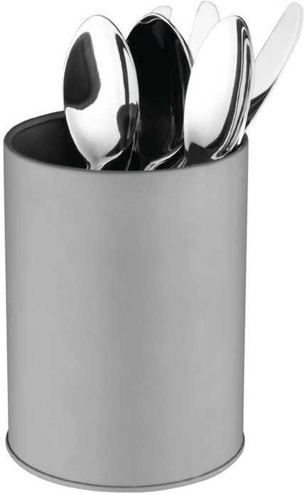  Olympia galvanisierter Besteckbecher grau 