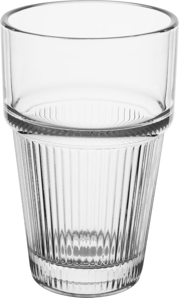  Olympia gestreifte stapelbare Becher 300ml (6 St&uuml;ck) 