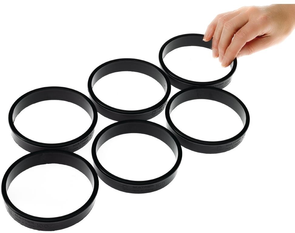  Matfer Bourgeat Exoglas Tortenring 100mm (6 St&uuml;ck) 
