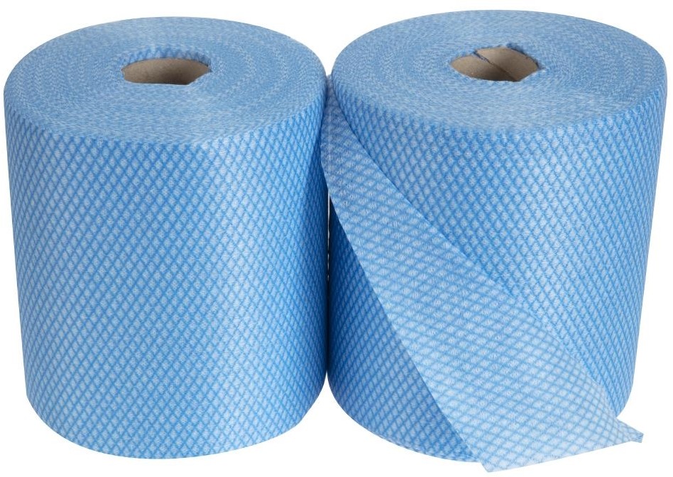  EcoTech Envirolite Super antibakterielle Reinigungst&uuml;cher blau (Rolle mit 2 x 500) (2 St&uuml;ck) 