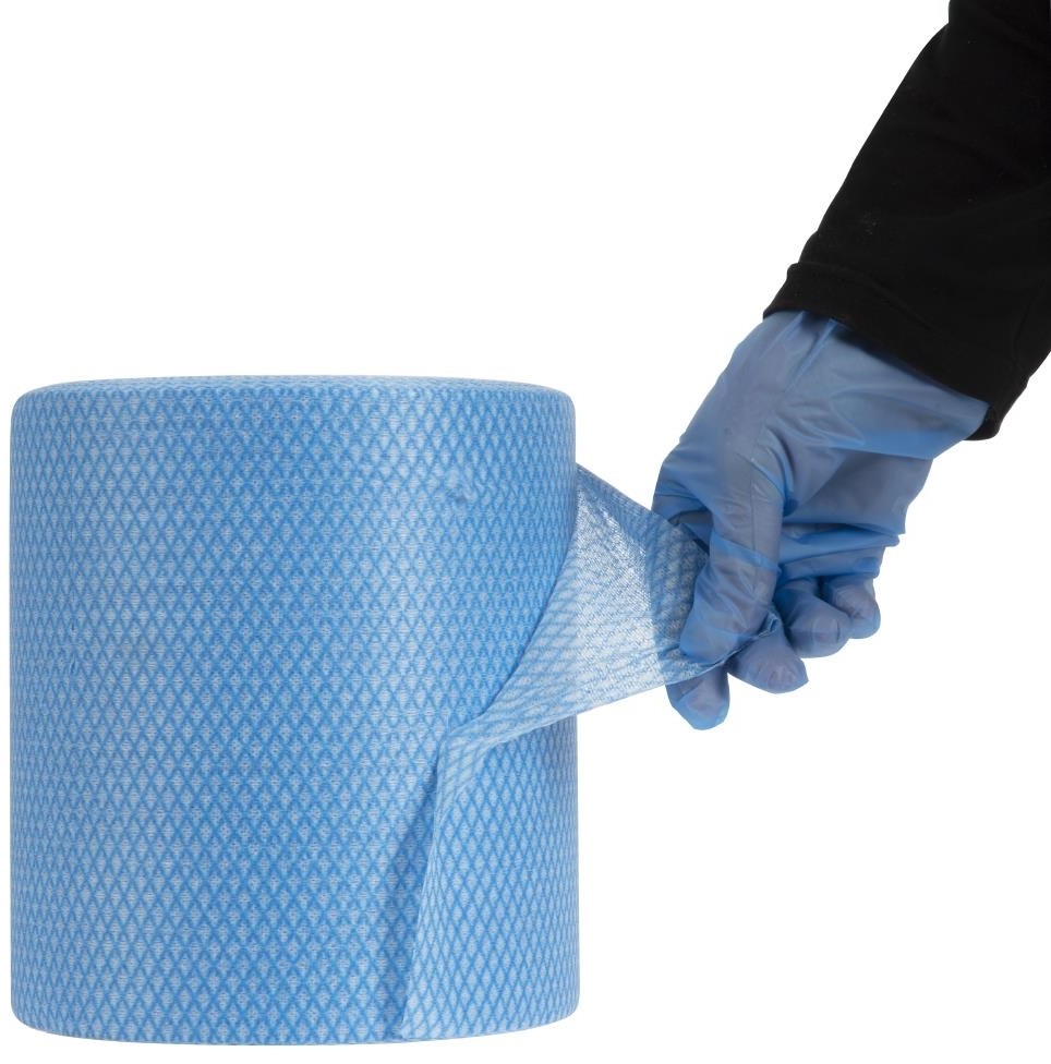  EcoTech Envirolite Super antibakterielle Reinigungst&uuml;cher blau (Rolle mit 2 x 500) (2 St&uuml;ck) 