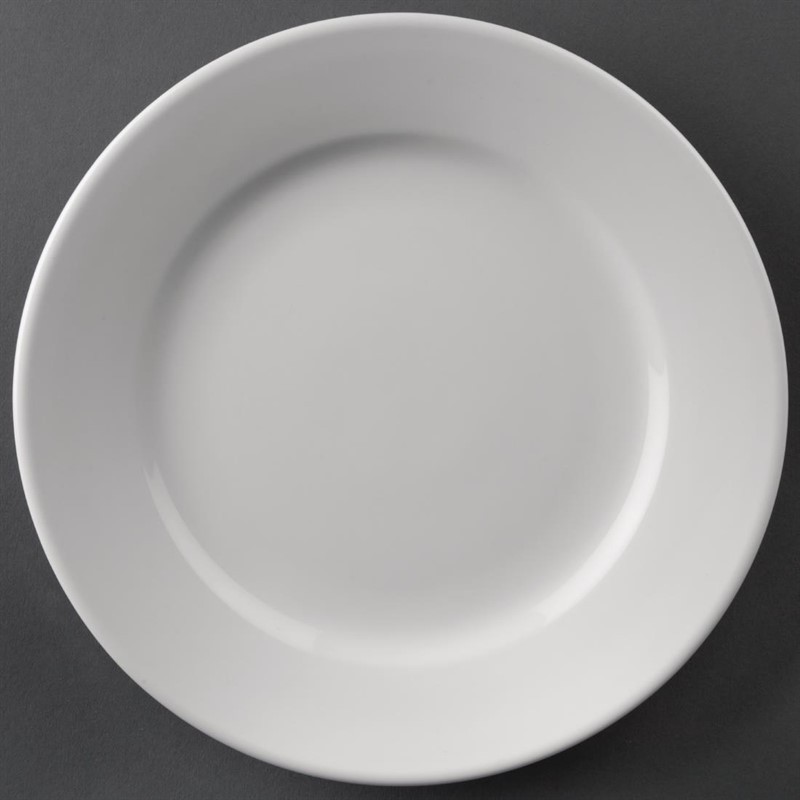  Athena Hotelware runde Teller mit breitem Rand 16,5(&Oslash;)cm 