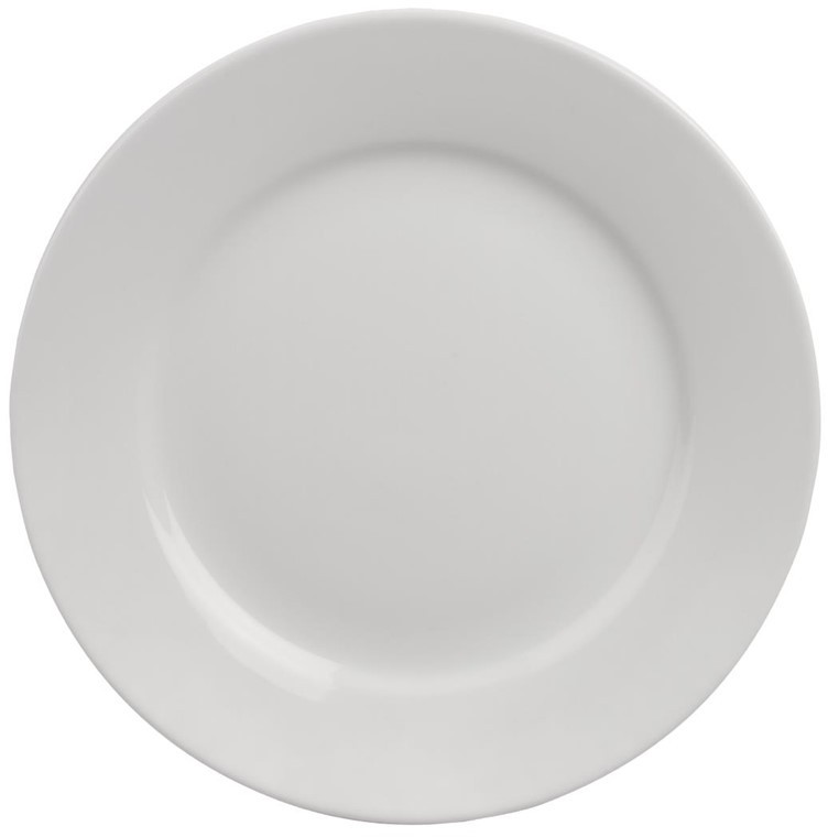  Athena Hotelware runde Teller mit breitem Rand 22,8cm 