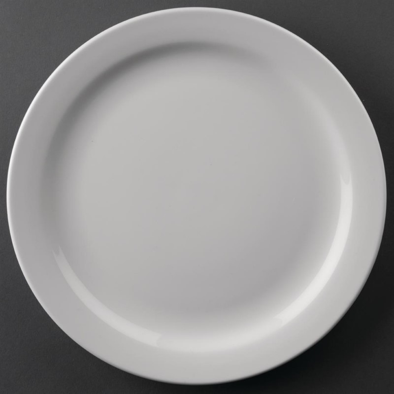  Athena Hotelware runde Teller mit schmalem Rand 22,6cm 
