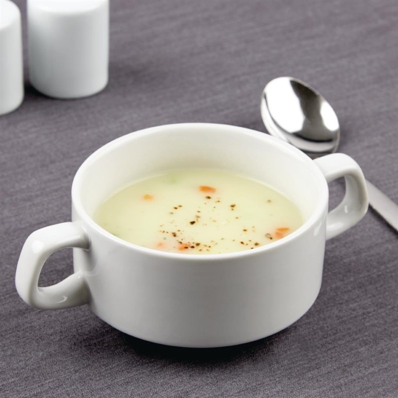  Athena Hotelware stapelbare Suppentassen 28,5cl 