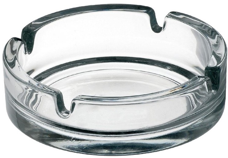  Olympia stapelbare Aschenbecher Glas 