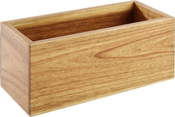  APS Table Caddy aus Akazienholz 10 x 23cm 