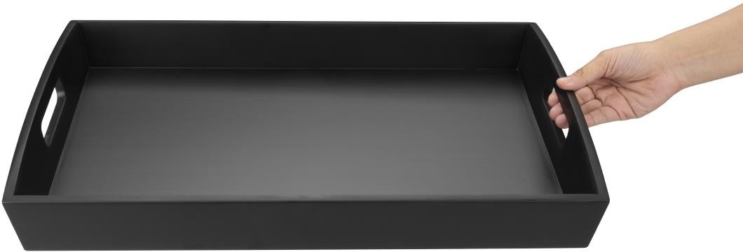  Olympia Bamboo Black Gro&szlig;es Serviertablett 510x350mm 