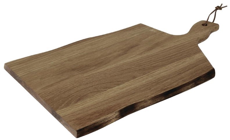  Olympia Servierbrett Akazienholz Wellenform 35,5 x 25cm 
