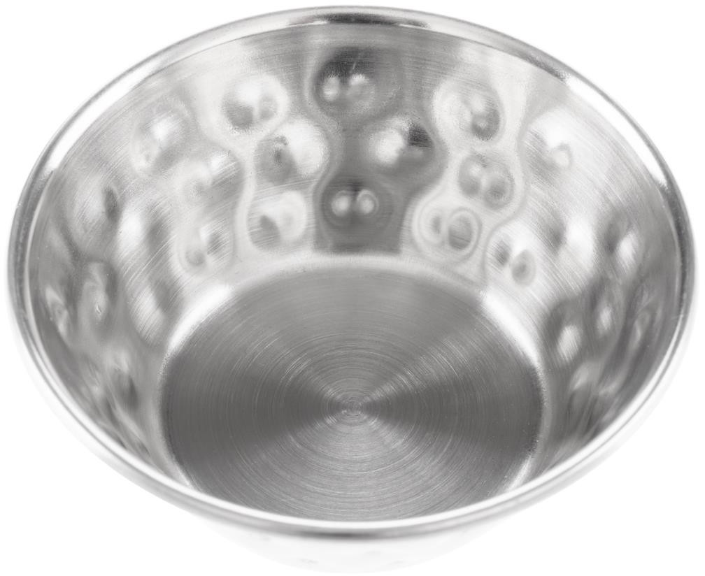  Olympia So&szlig;enbecher aus geh&auml;mmertem Edelstahl, 45 ml, 12 St&uuml;ck 