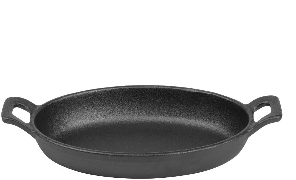  Olympia Gusseisen Ovale Schale mit Ohren 180x120mm 