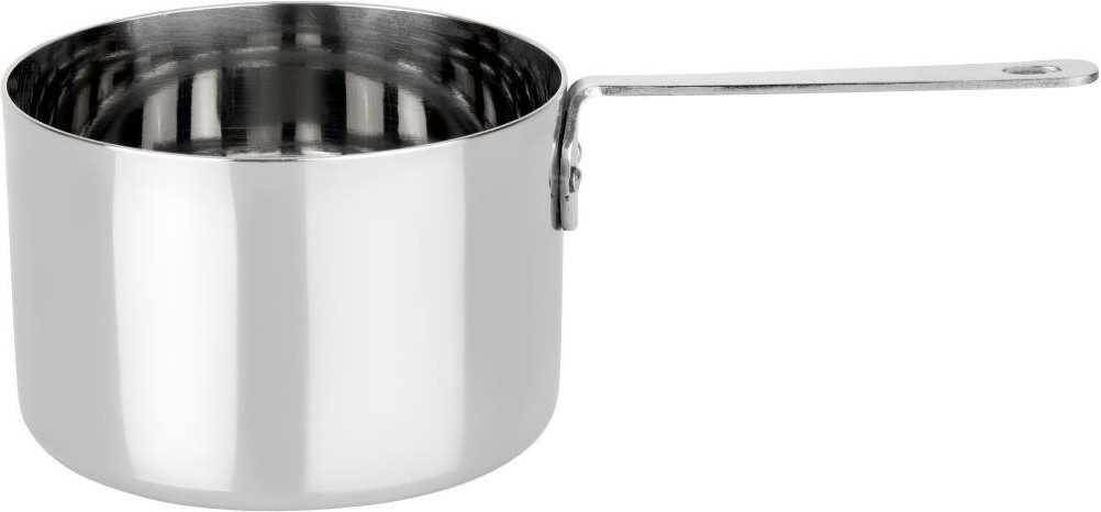  Olympia Tischpr&auml;sentation Mini Stieltopf Edelstahl 90x60mm 