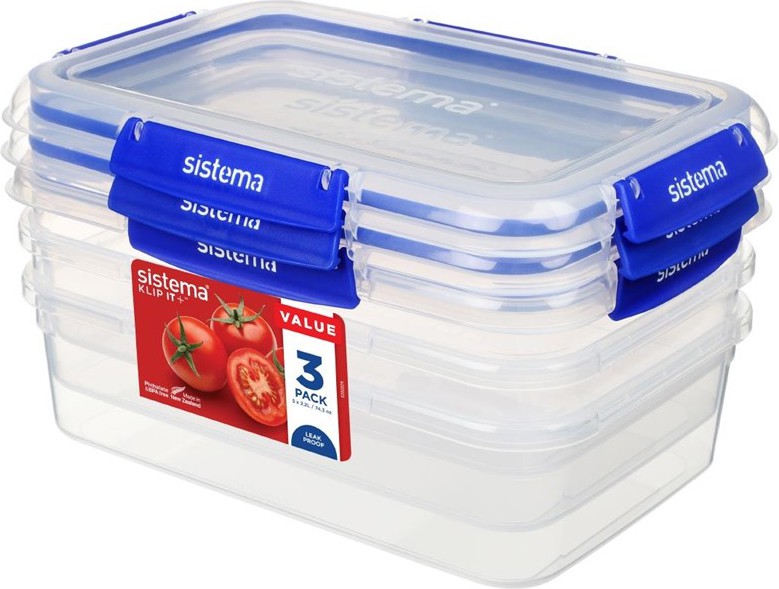  Sistema Klip It Beh&auml;lter 2 Liter (3er Pack) 