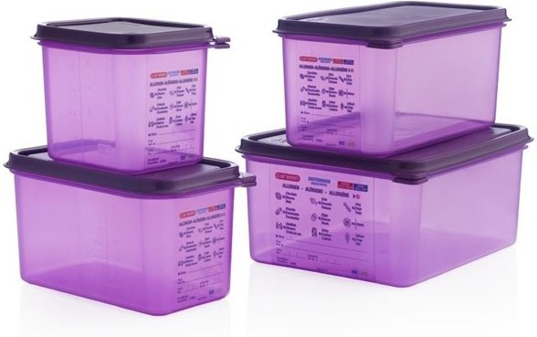  Araven GN1/6 Lebensmittelbeh&auml;lter aus Silikon 2,6L 