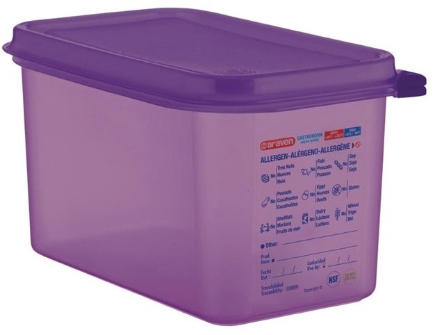  Araven GN1/4 Lebensmittelbeh&auml;lter aus Silikon 4,3L 