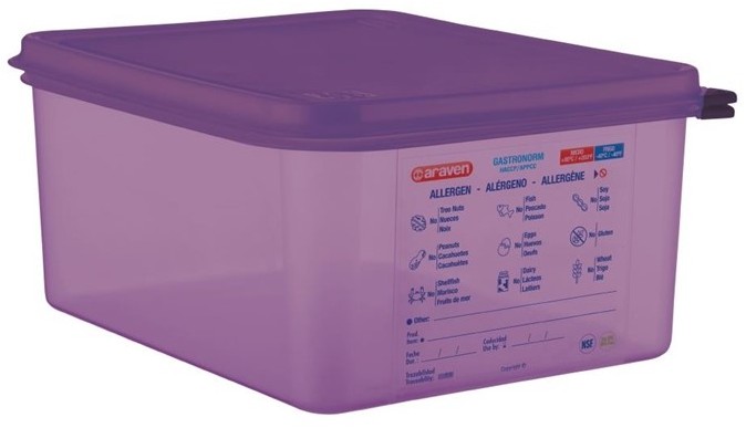  Araven GN1/2 Lebensmittelbeh&auml;lter aus Silikon 10L 
