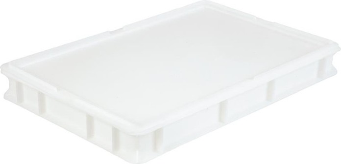  Cambro Pizzateigkistendeckel aus Polyethylen 60x40x2cm 